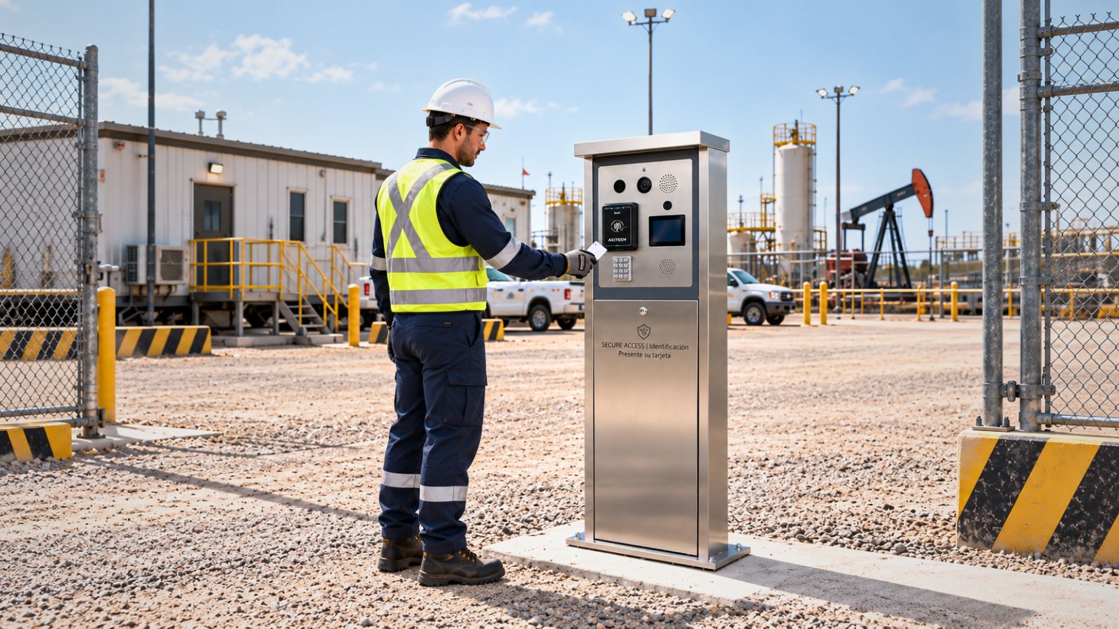 Tótems de control de accesos para entornos industriales y urbanos